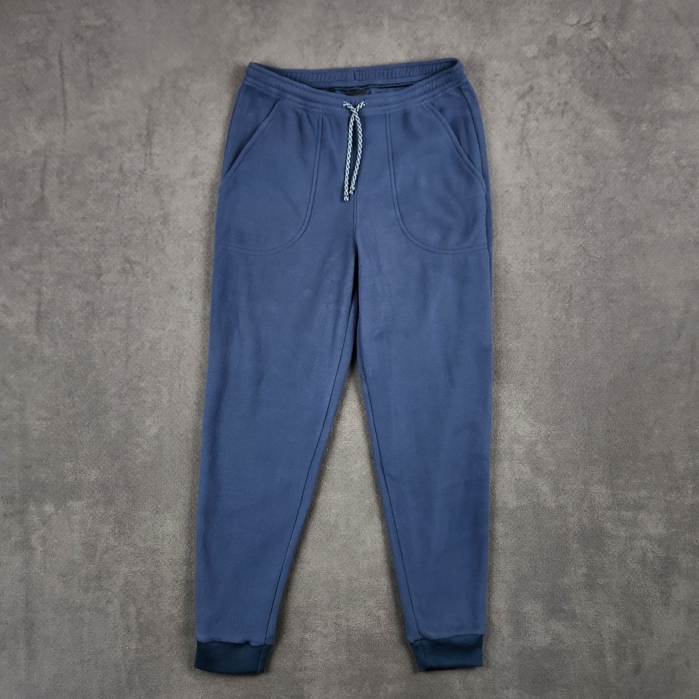 Patagonia Micro D Joggers Kids Large 12 Navy Lightweight Fleece Pants 66700‎ NEW